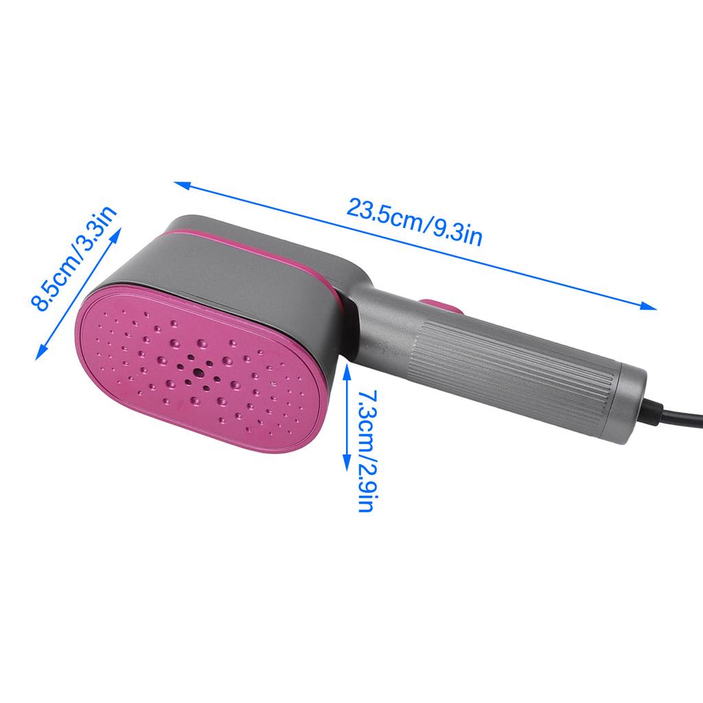 Handheld Steam Iron, Professional Safety Efficient Wrinkle Removal Ergonomic Handle Rapid Heating Hand Ironing Machine for Home