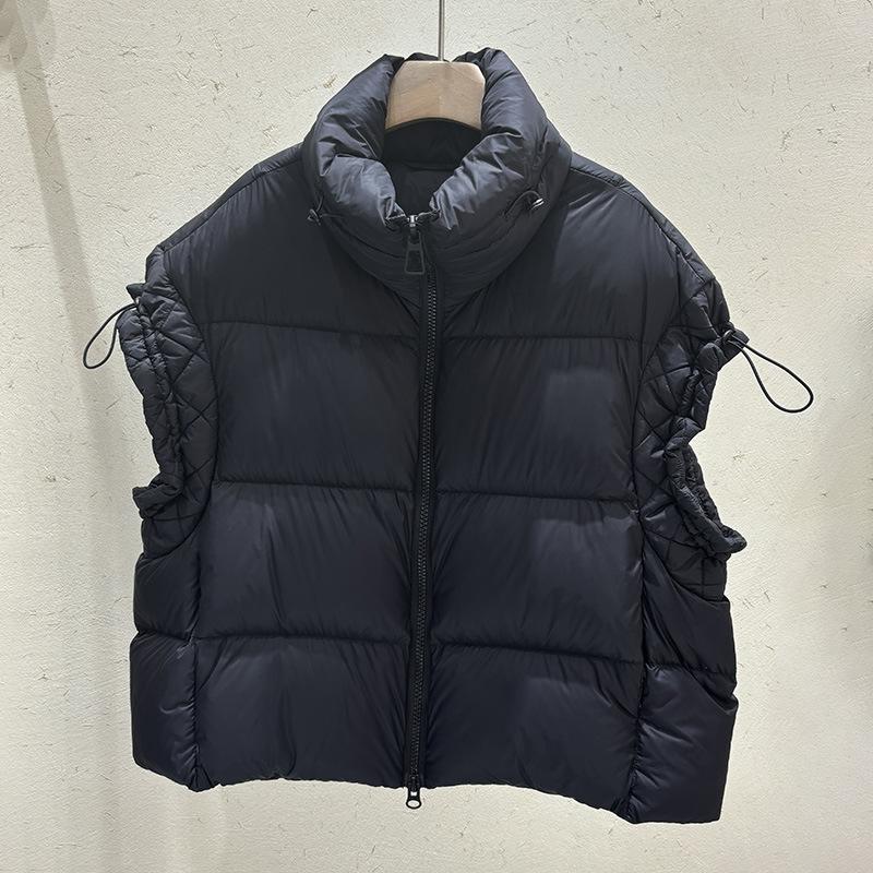 Autumn and Winter New Down Jacket Sleeveless Vest Women's Versatile Stand-up Collar Bread Short Light Warm Down Vest