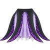 Ursula Purple Mesh Skirt Halloween Octopus Tentacle Skirt Little Mermaid Costume
