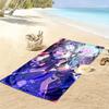 Honkai Silver Wolf 2D Flat Print Beach Towel, Large Soft Quick Dry Towel for Beach Camping Swimming.NSTJ0928267