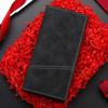 Vintage Ultra-Thin Men's Long Wallet: Multi-Card Slot with Zipper, Soft Leather Clutch Bag