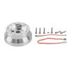 Steering Wheel Hub Hub Adapter for 5 Hole And 6 Hole Wheels Precisions Aluminum Construction Secure Installation