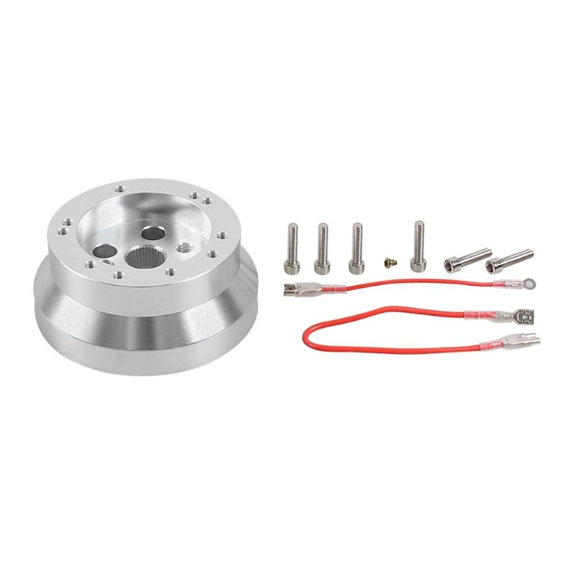 Steering Wheel Hub Hub Adapter for 5 Hole And 6 Hole Wheels Precisions Aluminum Construction Secure Installation