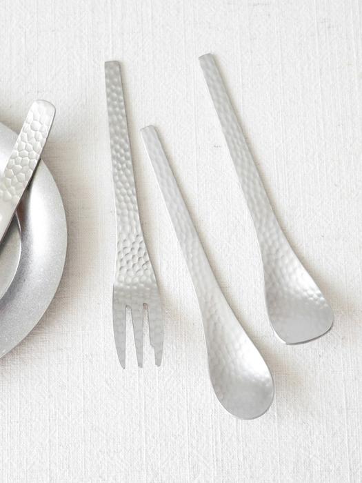 kamomekitchen hammered dessert cutlery Dessert Pick