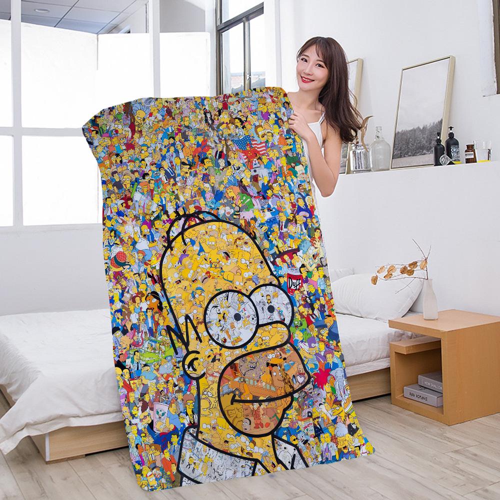 

Cartoon T-The Cool S-Simpsons Beach Towel For Kids Bath Towel Pool Towel Vacation Gift Picnic Towel Party Gift W40*H60(CM)
