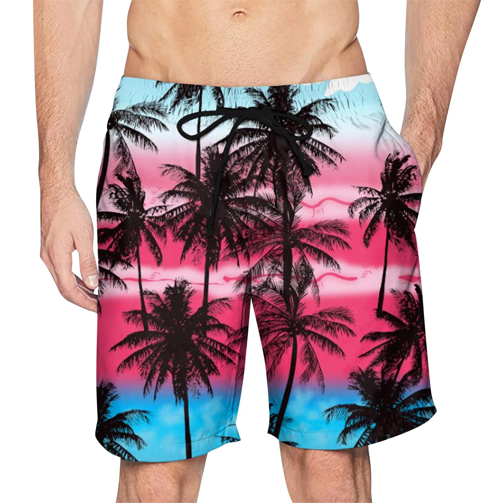 

Мужские повседневные модные шорты. Мужские свободные дышащие шорты с гавайским принтом. XXXXXL