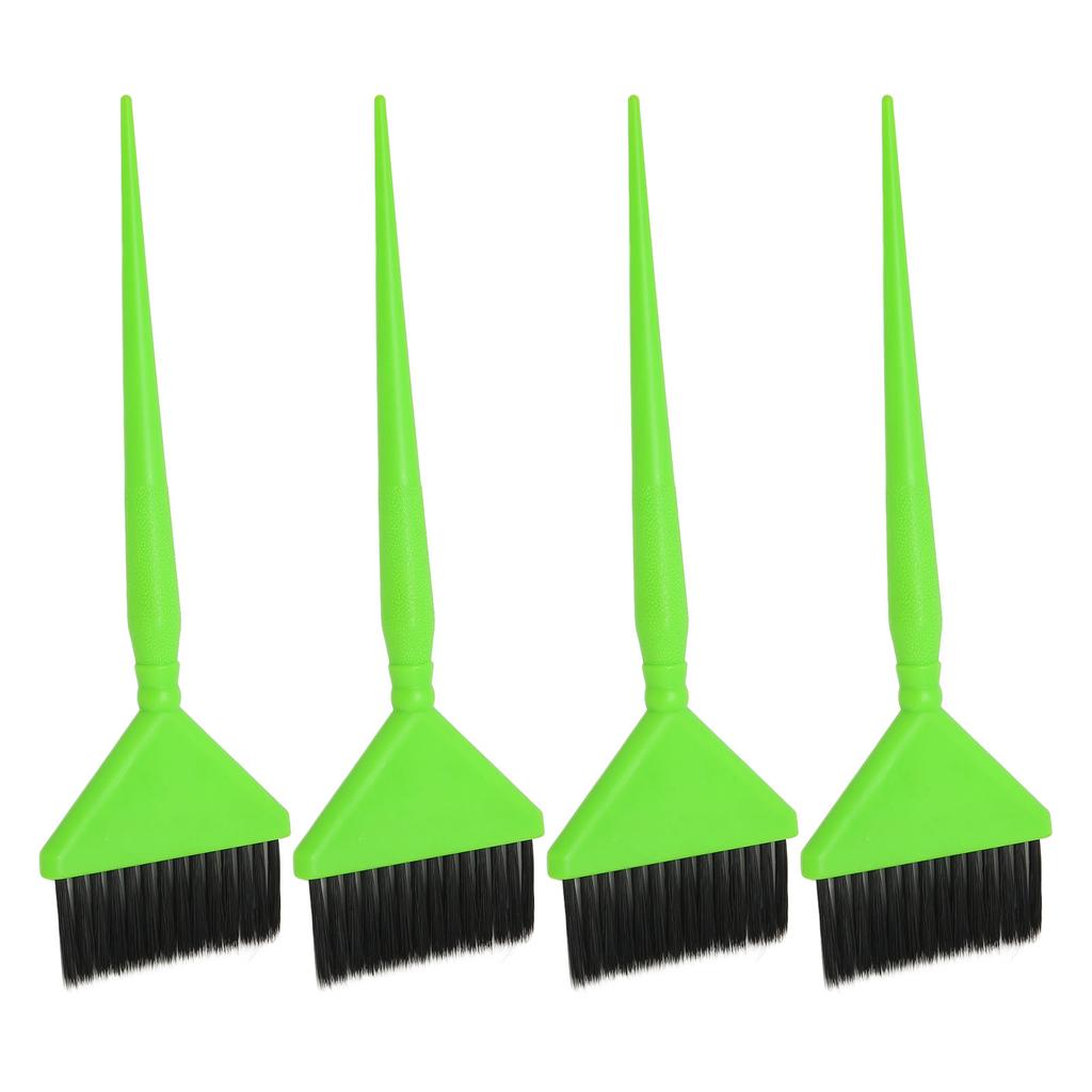 4pcs Hair Dye Brush Set Professional Home Salon Portable Pointed Tail Hair Coloring Brush Applicator