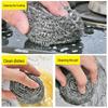 MIAOJIE Large Non-Shedding Steel Wool Scrubber (3-Pack)