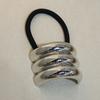 Decorazione in Metallo Anello per Capelli Regolabile Elastico Coda di Cavallo Polsino per Capelli Bracciale Lega Parte Posteriore Testa Elastico per Capelli Accessorio per Capelli