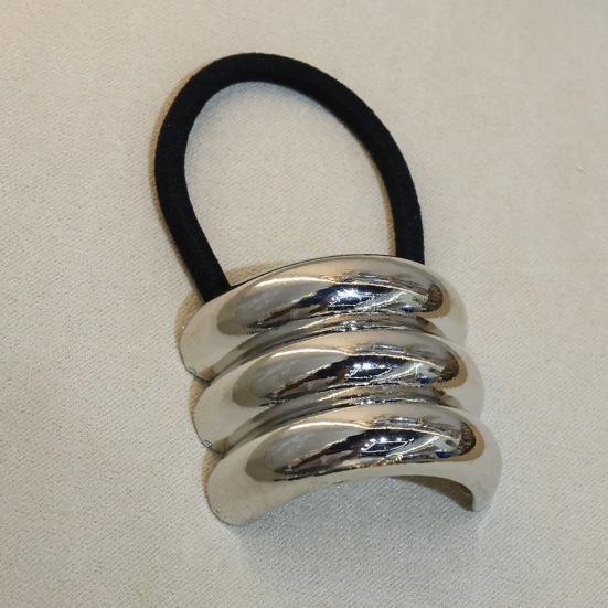 Decorazione in Metallo Anello per Capelli Regolabile Elastico Coda di Cavallo Polsino per Capelli Bracciale Lega Parte Posteriore Testa Elastico per Capelli Accessorio per Capelli