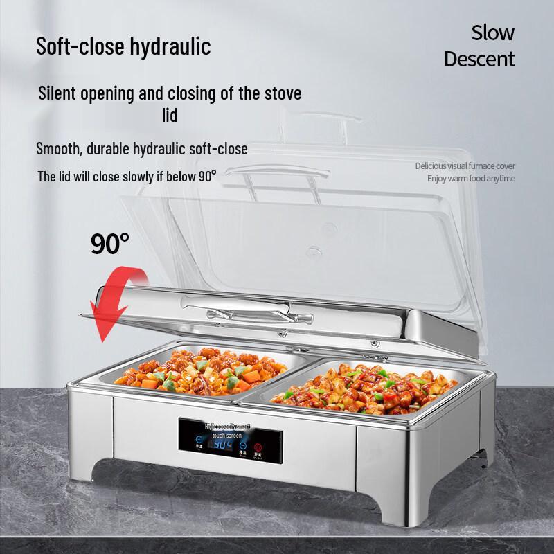 Commercial Buffet Food Warmer & Interchangeable Serving Pans