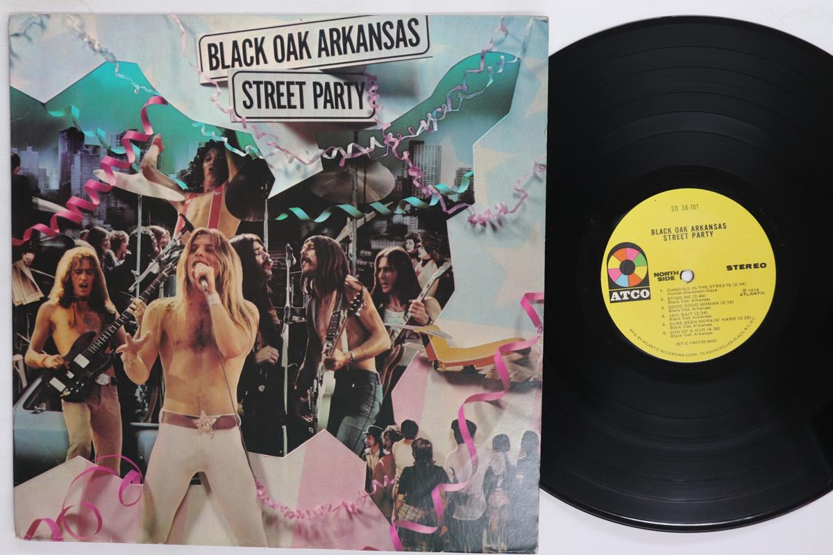 

LP Record BLACK OAK ARKANSAS Street Party SD36101 ATOCO 1974 US Rock Used