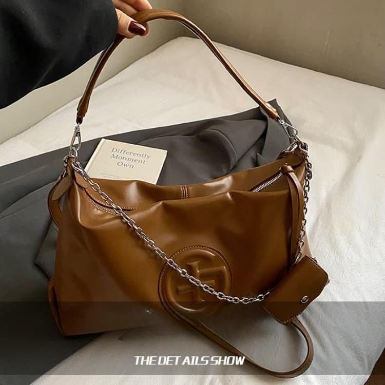 Retro women's bag large capacity single shoulder oblique span tote bag