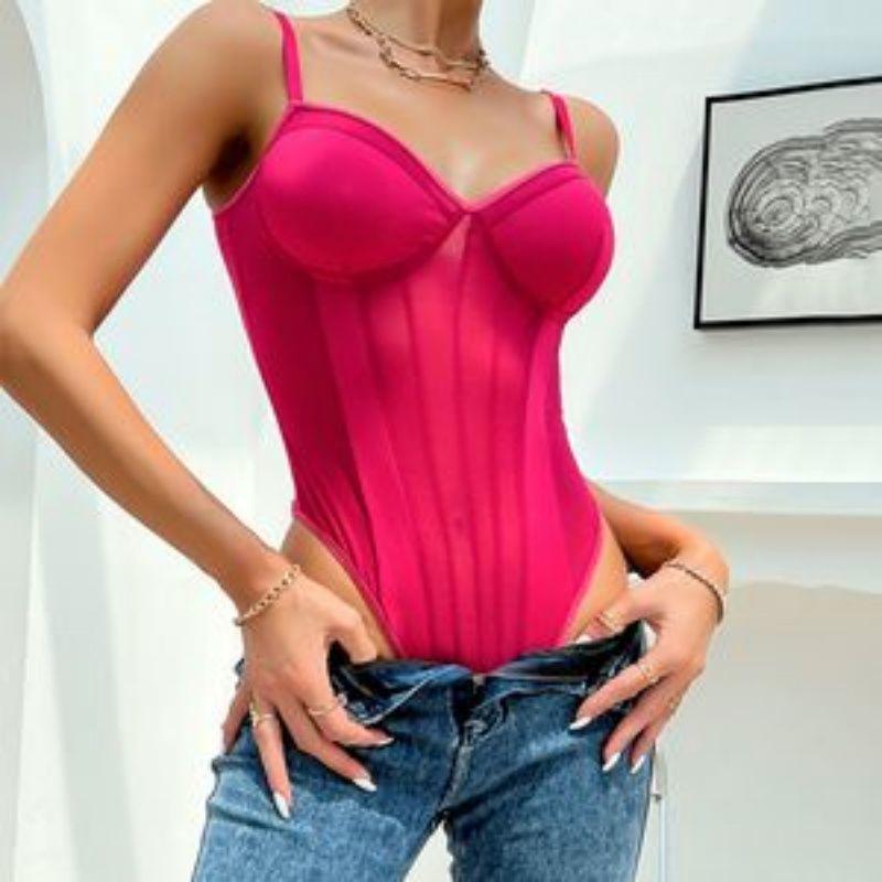 Dámský body tílko Pure Desire Slim-Fit s vestavěnou podprsenkou, styly pro jihovýchodní Asii, Evropu a Ameriku