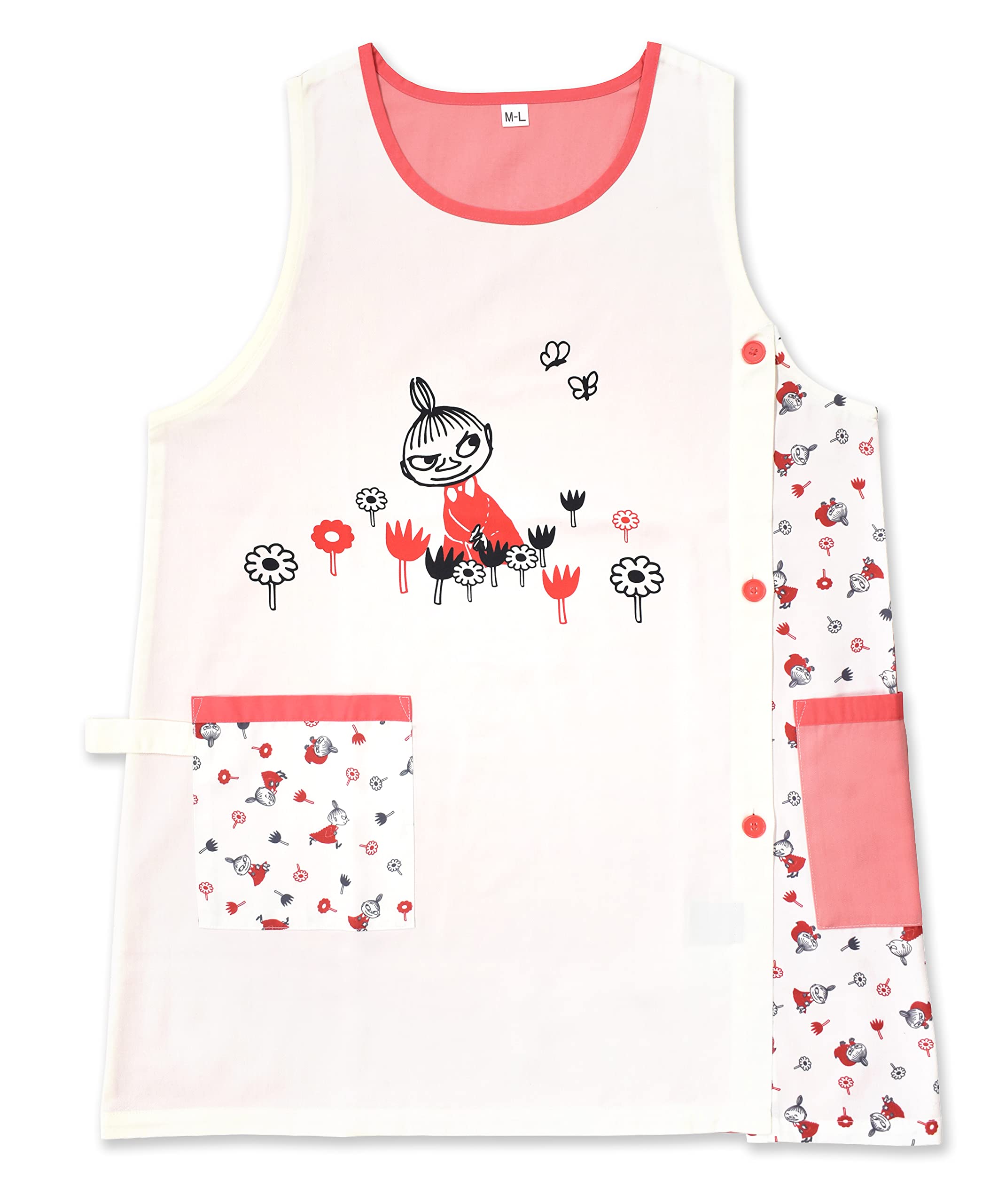 

Муми-фартук Лососево-розовый/Слоновая кость [ST-IM0059]