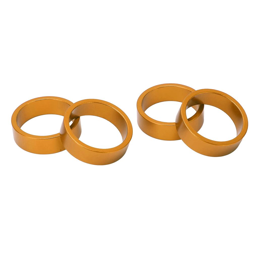 4 Pcs Aluminium Alloy Bicycle Headset Pad Bike Handlebar Stem Spacers 28.6x10mm1.13x0.39in for