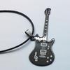 Stainless Steel Guitar Pendant Hip-Hop Necklace for Women