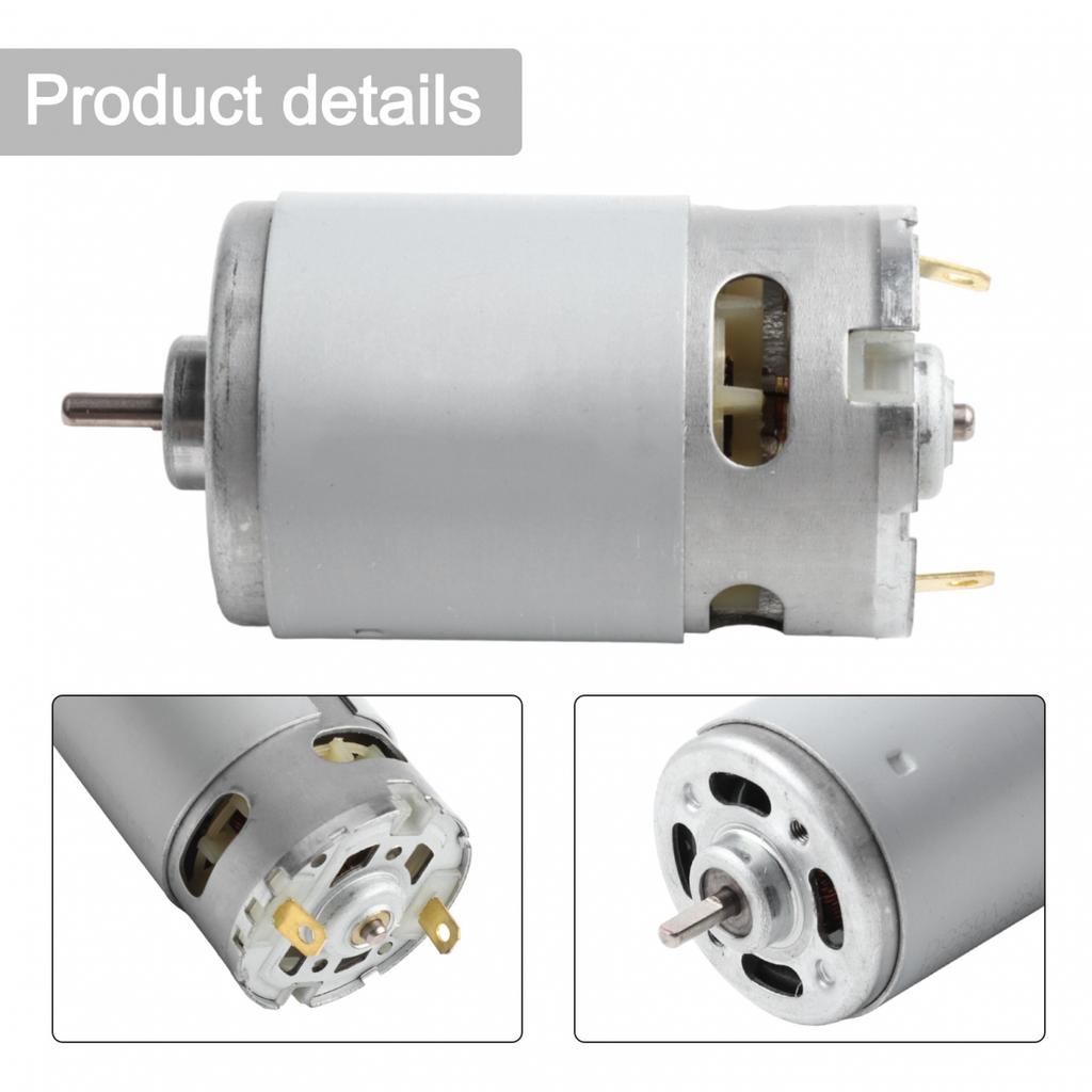 75x37mm Size 20V Electric Motor RS550 Motor Metal Material