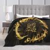 L-Lords Of The R-Rings  Blanket  Airplane Travel Flannel Throw Blanket For Bedroom Super Warm Design Quality Bedspread Gift Idea