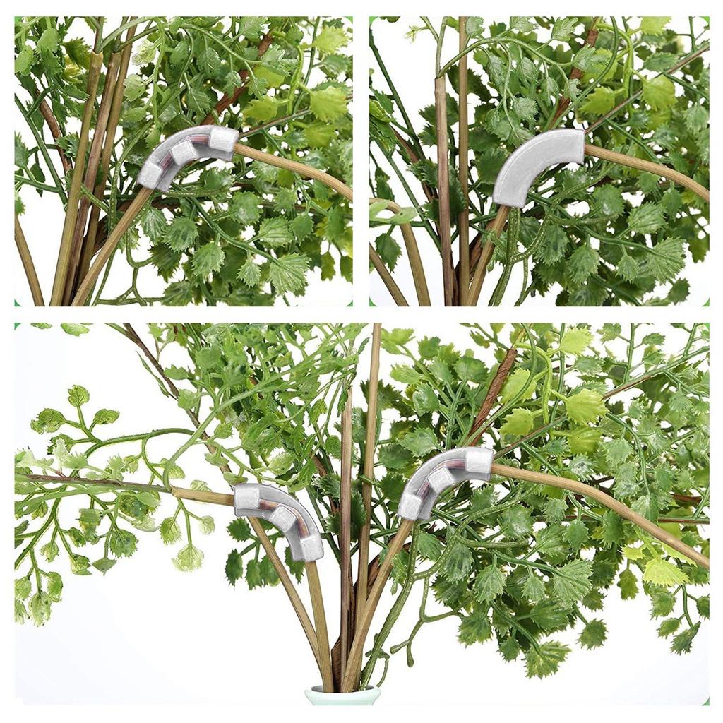 90-Grad-Pflanzenbieger-Pflanztrainer, 20 Stück, geeignet für kleinere Zweige, manipulieren Sie die Art und Weise, wie Ihre Pflanze mit Pflanzenbiegern wächst