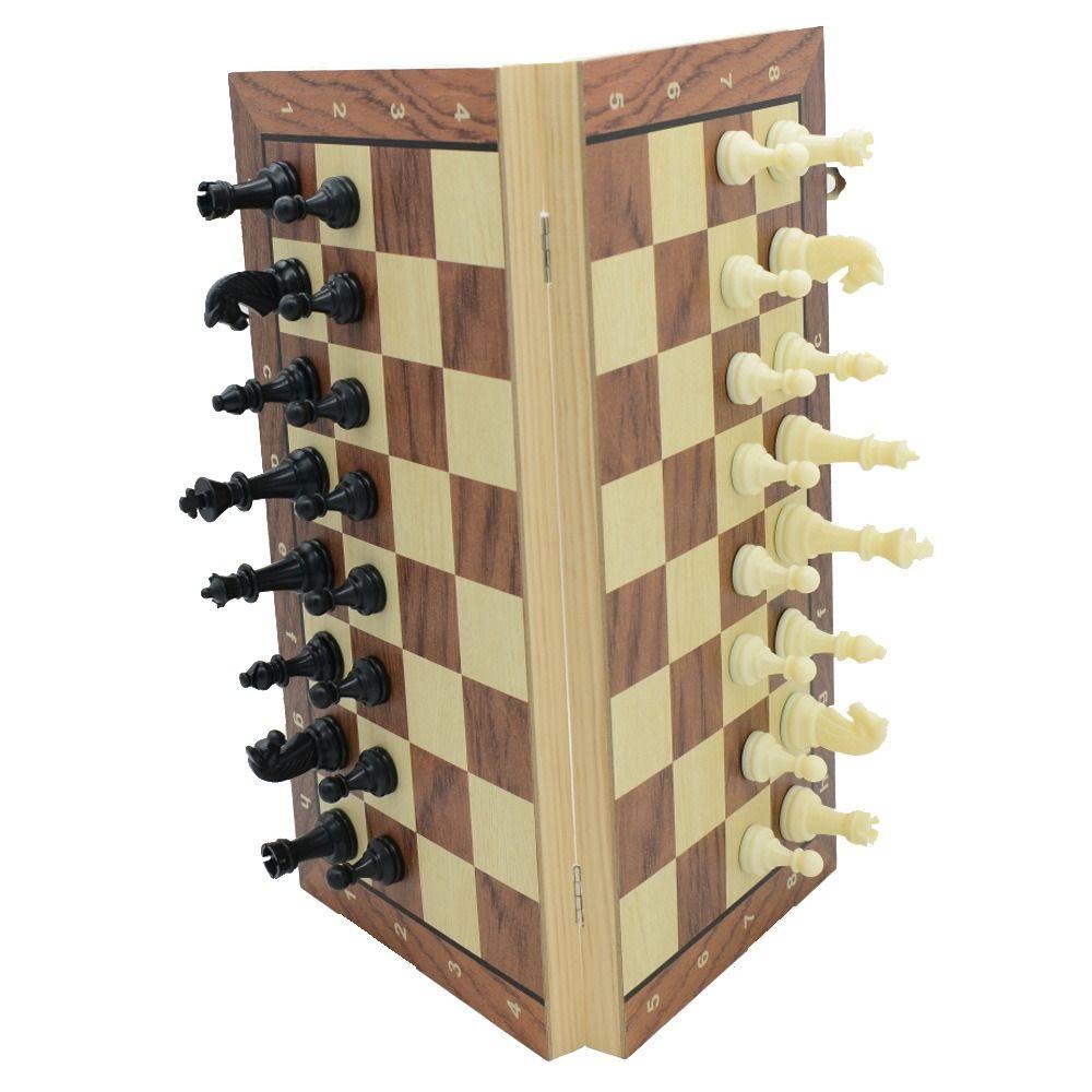 Chessboard Solid Wooden International Chess Magnetic International Chess Set  Chess Board Game