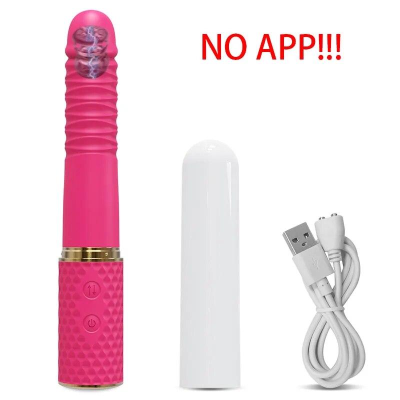 Sex Machine Telescopic Dildo Vibrator Automatic Up Down Massager G Spot Thrusting Retractable Vaginal Toy Female Masturbation