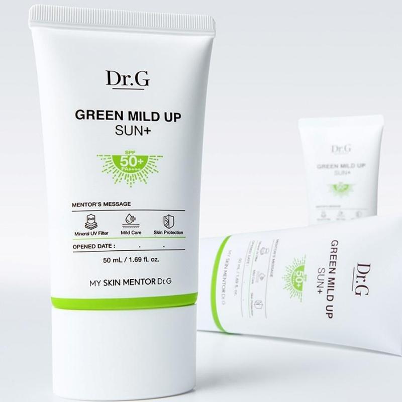 [Dr.G] Green Mild Up Sun Cream SPF50+ PA++++ 130ml (50ml x 2EA + 10ml x 3EA) / 4.40 fl. oz.