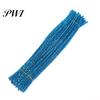 Crafting Gadgets Chenille Stems 100Pcs Glitter Flexible Bendable Plush Tinsel DIY Crafts Kids Educational Craft Supplies Toys Handmade Decorations