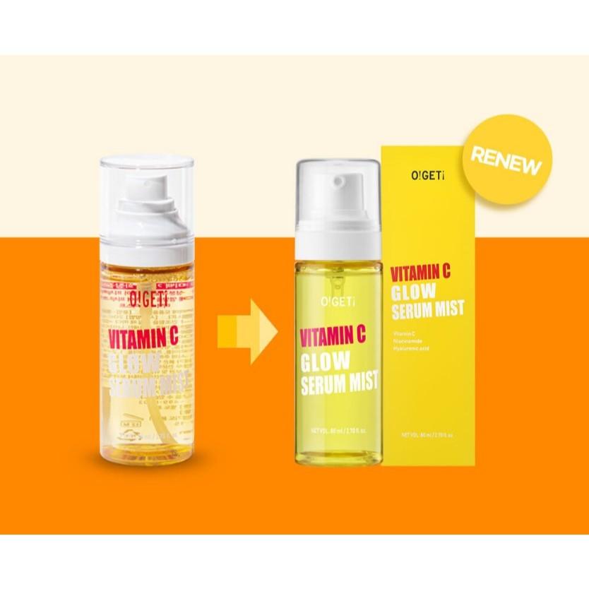 O!GETi Vitamin C Glow Serum Mist 80ml