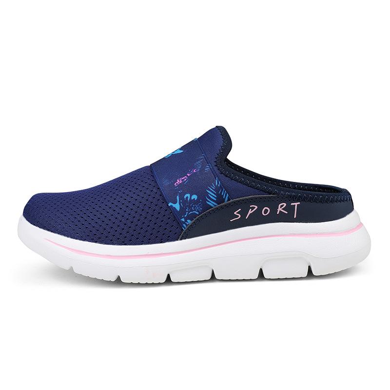 

Импортная обувь пара летняя европейская и американская большого размера сумка головные уборы полутапочки женские сетчатые без каблука одна педаль мужская обувь плоская обувь 35