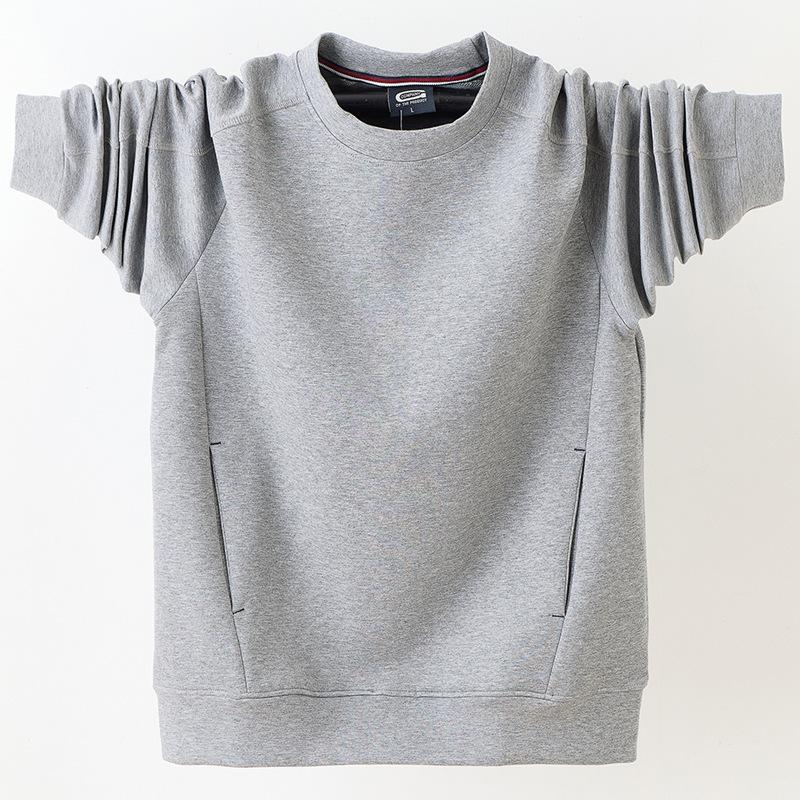 Men's Casual Soft Crewneck Sweatshirt Breathable Crew Neck Pullover Outdoor Athletic Long Sleeve Sweatshirts for Men Basic Pullover Sweatshirt Tops