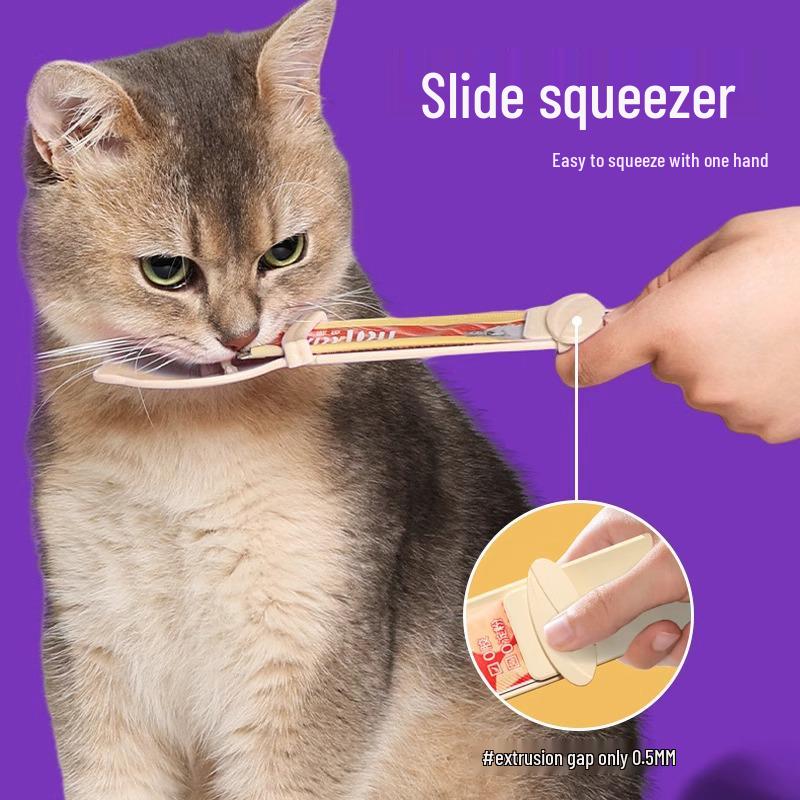 Nutriční pyré lžička pro kočky na krmení tekutými pamlsky