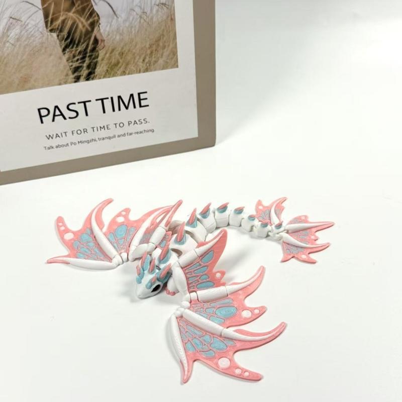 3D Printed Emperor Dragon Durable Desktop Decoration Small Ornament Birthday Gift Animal Figurine