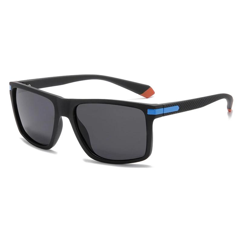 Outdoor Sport Square Myopia Lens Prescription Sunglasses Men Polarized Driving Anti-Glare Myopes Lunettes 0 -0.5 -0.75 To -6.0