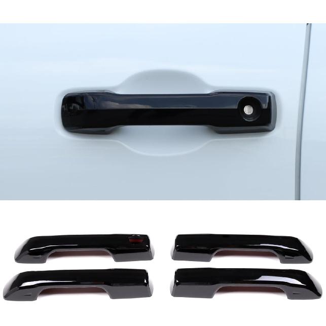 

TOYCIDFG Door Pull Handle Cover Trim Compatible with Toyota Tundra 2022-2025 Car Exterior Door Handles Decoration Accessories 4PCS (Carbon Fiber чёрный