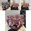 Ethnic Style Tassel Womens Shoulder Bag With Nylon Lining For Casual Travel
