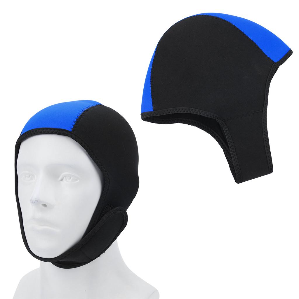 Glugă Costum Neopren Termică Înot Surf Scufundări Glugă Protecție Solară UV Uscare Rapidă pentru Bărbați Femei Negru Albastru