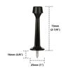 2pcs Simple Zinc Alloy Door Stopper Rubber Safety Buffer Damper Wall Mount Durable Wall Door Protector Home Hardware