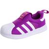 Adidas Originals Superstar 360 Comfortable Versatile Anti-Kick Durable Low-Top Walking Shoes Baby Shoes Purple S32134