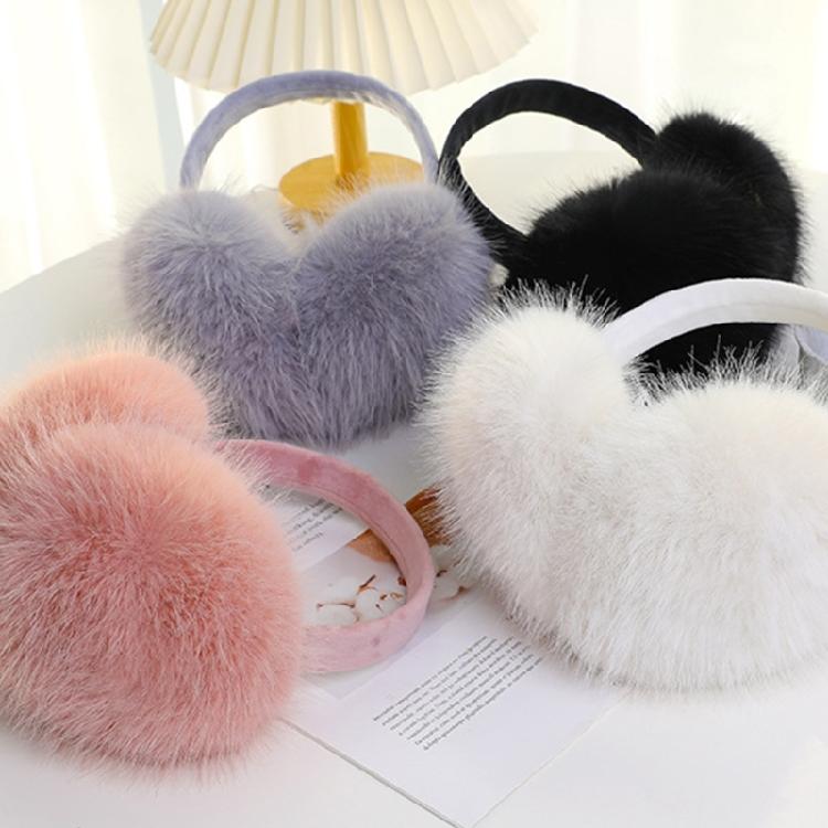 Teens Girl Skiing Ear Muffs Lovely Furry Ear Protectors Outdoor Sports Earmuffs