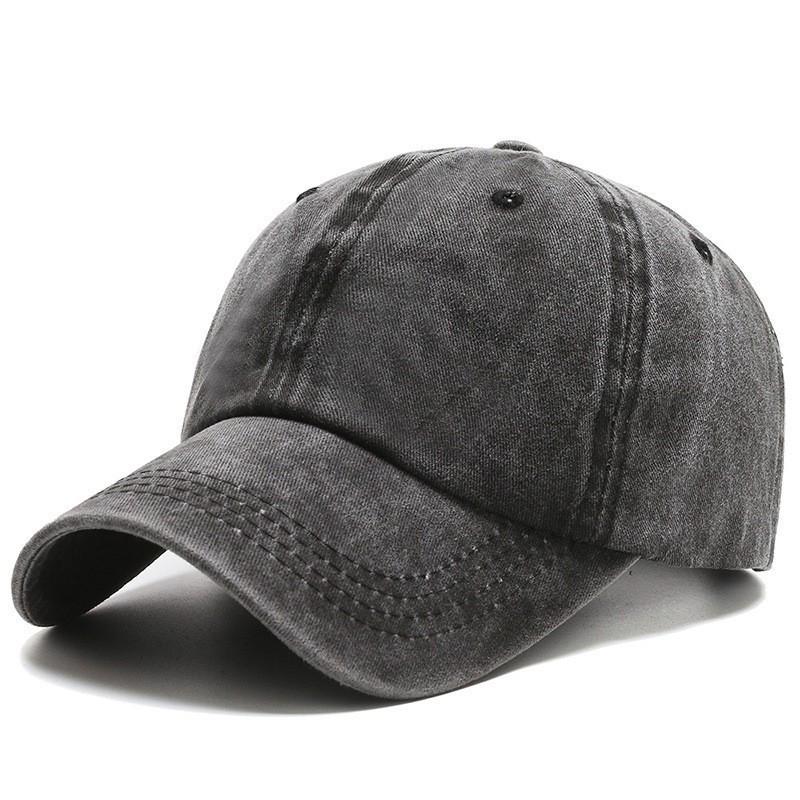 Unisex Classic Retro Washed Baseball Cap: Versatile Sunshade and Duckbill Design for Fashionable Sun Protection
