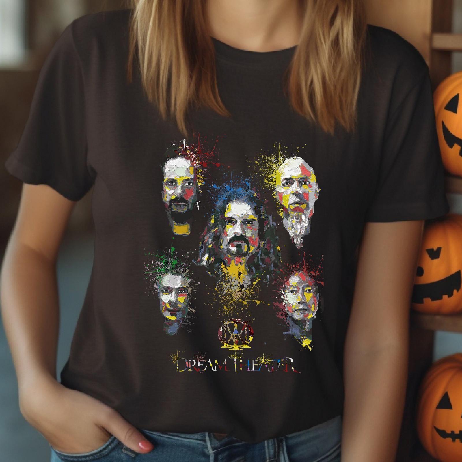 

DREAM THEATER Рок-группы Черная футболка S-234XL A132 XXL