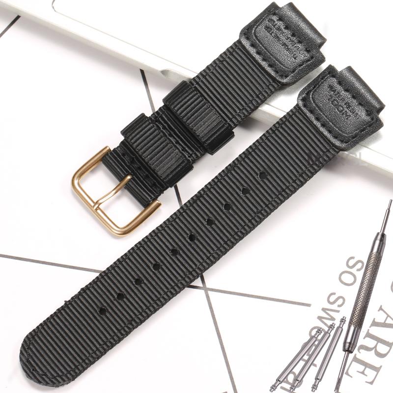 Watchband for Casio G-Shock GA100/110/120/150/200/400 GD-100/110/120 DW-5600 GW-6900 Bracelet 16mm Nylon Strap