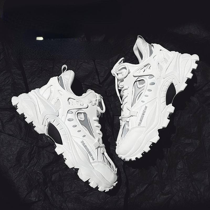 Schuhe für Männer Vulkanisierte Schuhe Plattform Atmungsaktive Turnschuhe Herbst Schwarze Laufschuhe Männliche High Fashion Zapatos Hombre