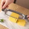 Butter Cheese Slicer Cutter Stainless Steel Wire Cheese Slicer Multipurpose Handheld Butter Cutter for Block Cheese Butter Fruit