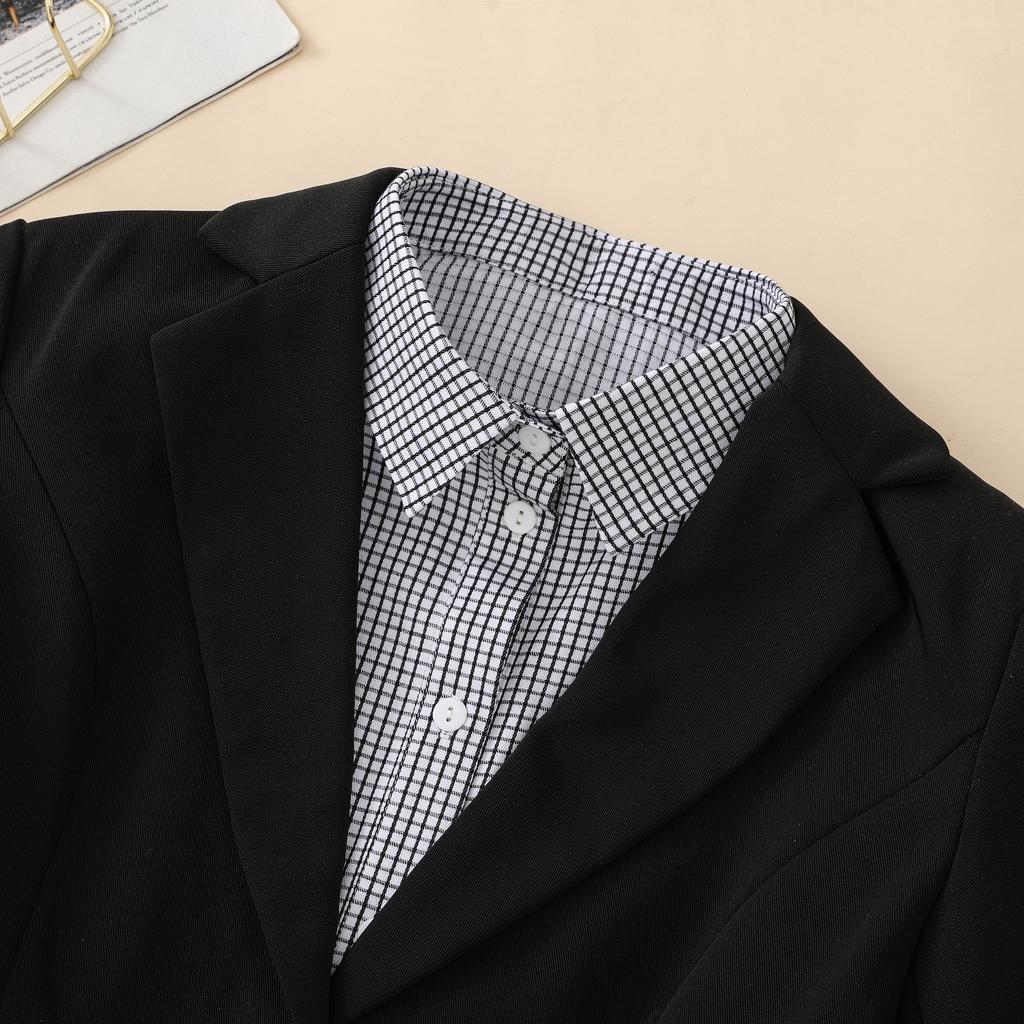 Perfect Match Autumn-Winter Plaid Fake Collars With White Trim—Decorative, Versatile For Women'S Sweaters.