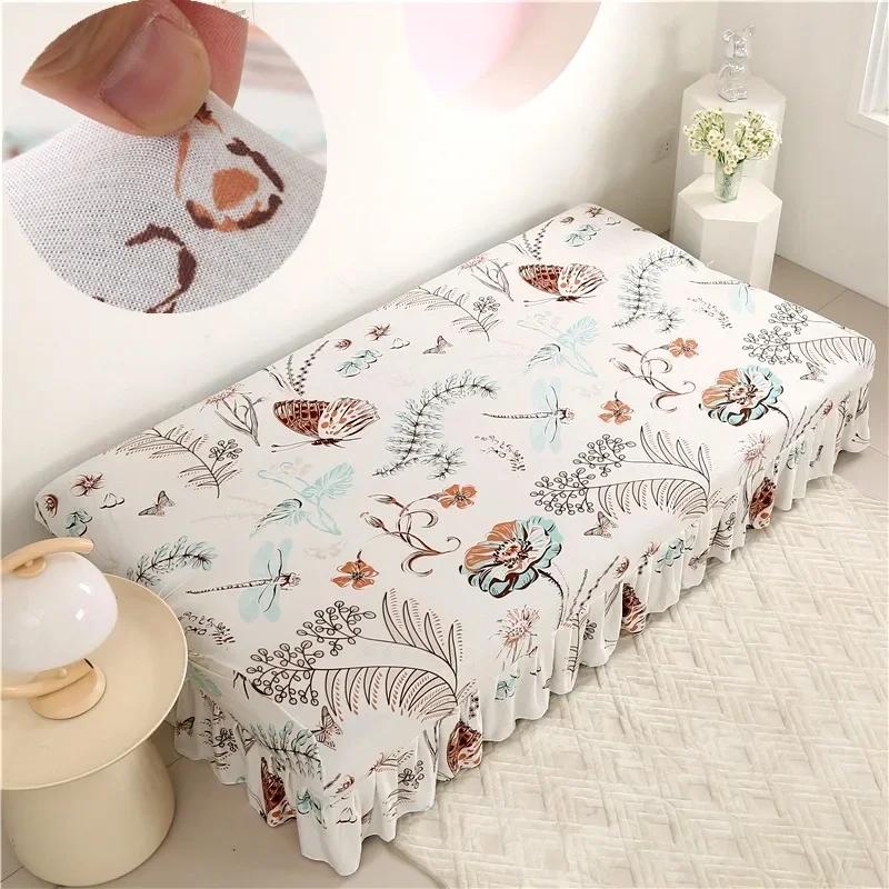 Elastic Sofa Bed Cover Armless Sofa Protector Home Decoration Couch Cover Simple Style Couch Slipcover Housses De Canapé