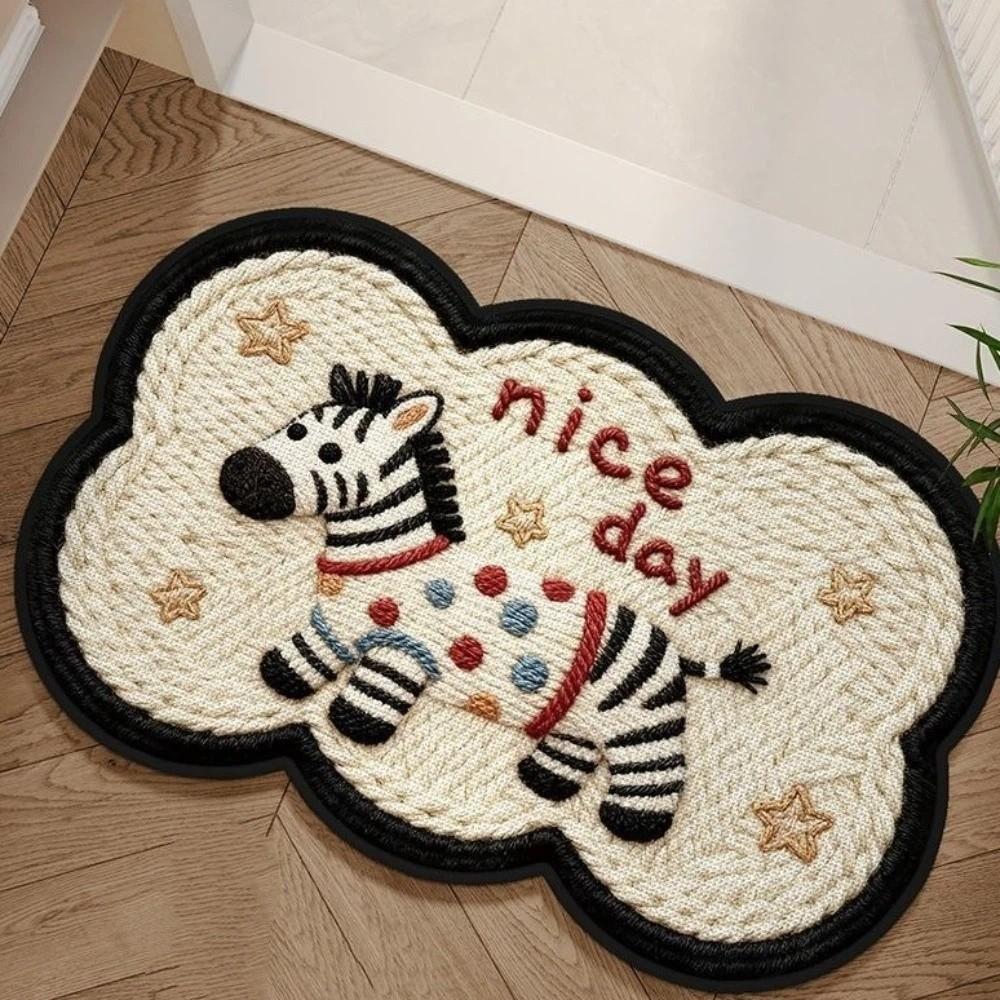 

Absorbent Entry Doormat Anti Slip Bathroom Door Pad Foot Pad Kitchen Mats Entry Style B