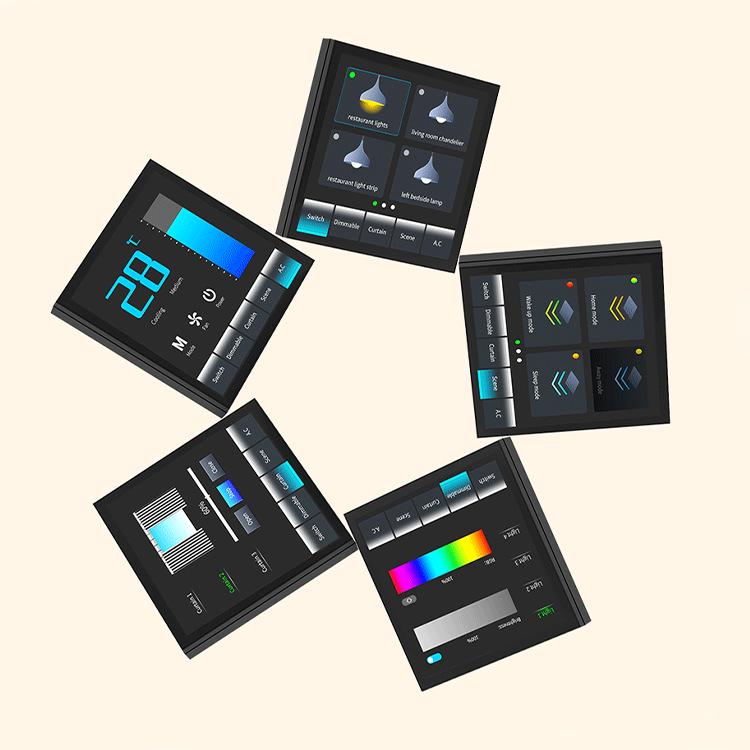 TUYA Smart Touchscreen Switch with App, Voice Control & IR Remote for Home Appliances