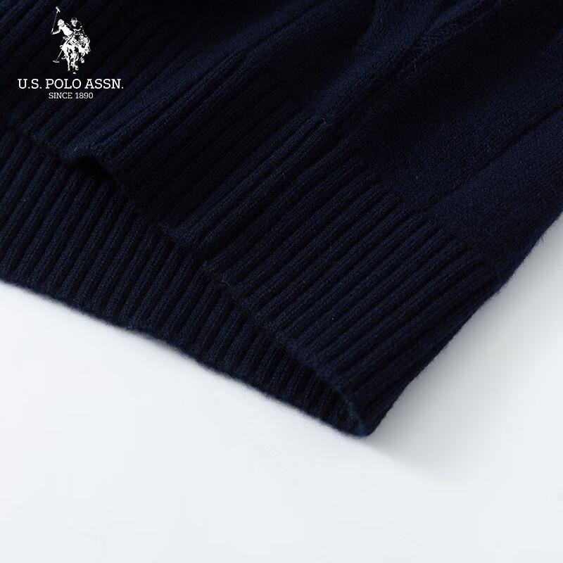 U.S. Polo Assn. Men's Pure Wool Crew Neck Sweater